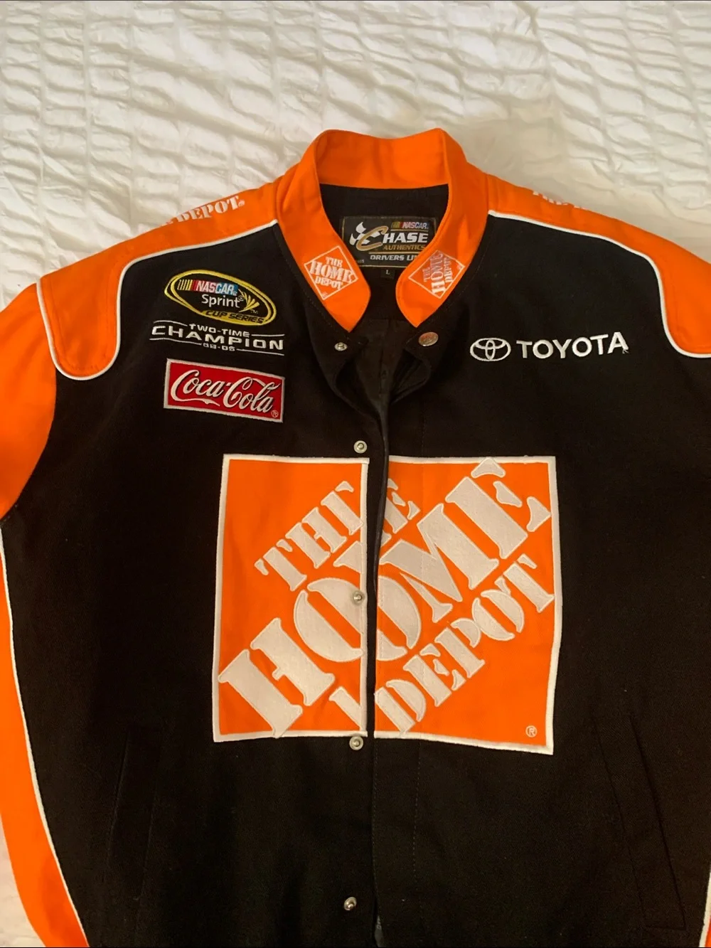 Home Depot racing jacket
